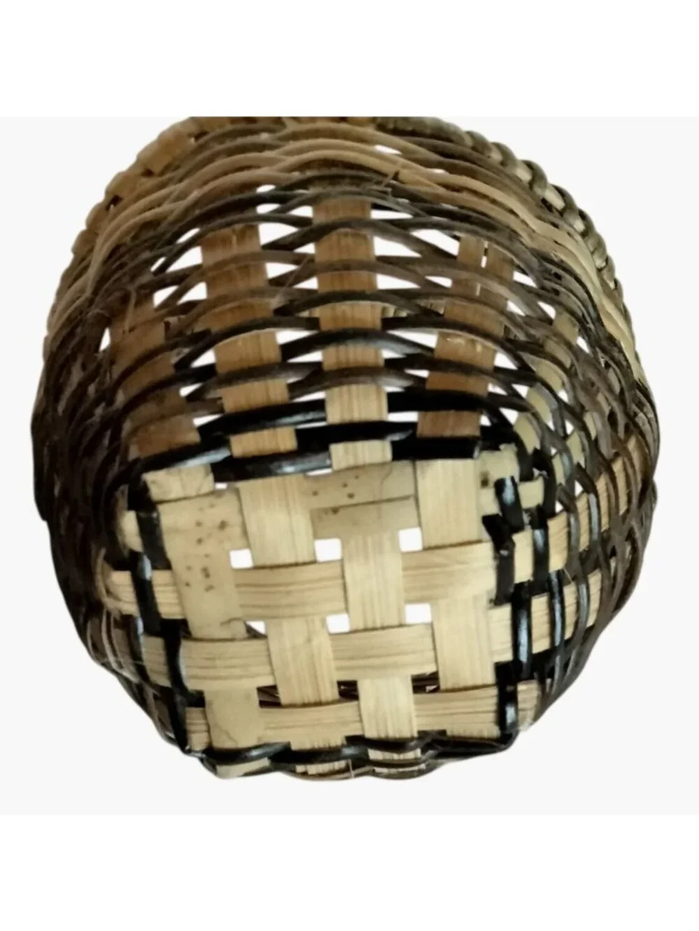 Mini Woven Basket Darice Brown Round Design Miniature Farmhouse Lot 3